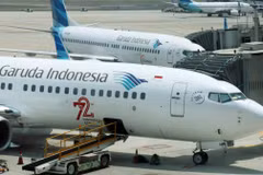 Máy bay của hãng hàng không Garuda Indonesia. (Nguồn: nikkei)