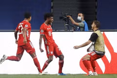 Coman (giữa) ghi bàn thắng duy nhất của trận đấu. (Nguồn: Getty Images)