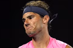 Rafael Nadal chia tay Australian Open 2020. (Nguồn: EPA)