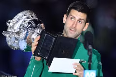 Djokovic vô địch Australian Open 2020.