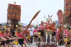 Hội Gióng Phù Đổng. (Ảnh: Anh Tuấn/TTXVN)