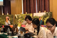 Doanh nghiệp kinh doanh với mục đích giúp các đối tượng yếu thế là các hộ nông dân quy mô nhỏ, phụ nữ và thanh thiếu niên nghèo. (Ảnh: PV/Vietnam+)
