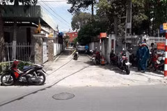 Con hẻm nơi xảy ra vụ việc. (Ảnh: TTXVN)