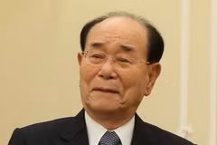 Chủ tịch Đoàn Chủ tịch Hội nghị Nhân dân Tối cao (Quốc hội) Triều Tiên, ông Kim Yong-nam. (Nguồn: Yonhap/TTXVN)
