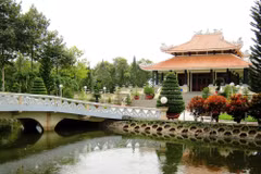 Khu lưu niệm Chủ tịch Tôn Đức Thắng​, xã Mỹ Hòa Hưng, Long Xuyên. (Nguồn: vietnamtourism.com)