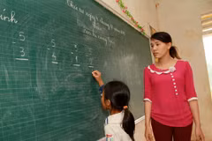 Nghề giáo không còn là lựa chọn được nhiều thí sinh ưu tiên. (Ảnh: Trung Kiên/TTXVN)