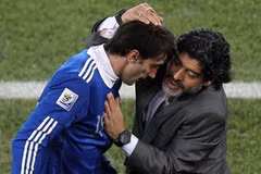 Thày trò Maradona vẫn chưa biết mùi thất bại sau ba trận đã đấu. (Nguồn: Getty Images)