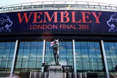 Wembley đã sẵn sàng cho trận chung kết Champions League thứ 6. (Nguồn: Internet)