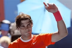 Rafael Nadal giành quyền vào vòng 3 Australia Open 2010. (Ảnh: AP)
