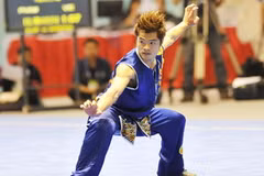 Vận động viên Wushu Phạm Quốc Khánh.