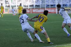 Văn Quyết (số 10) đã giúp Hà Nội FC vào chung kết. (Nguồn: AFC)