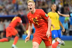 De Bruyne ghi bàn thắng quan trọng cho Bỉ, (Nguồn: Getty Images)