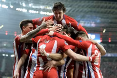 Atletico đã giành được ưu thế rất lớn trước Leverkusen. (Nguồn: EPA)