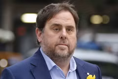 Thủ lĩnh ly khai vùng Catalonia Oriol Junqueras. (Nguồn: AP)