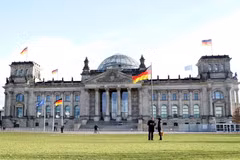 Tòa nhà Quốc hội Liên bang Đức tại Berlin. (Ảnh: Phạm Văn Thắng/Vietnam+)