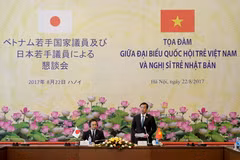Quang cảnh buổi tọa đàm. (Ảnh: Dương Bình/TTXVN phát)