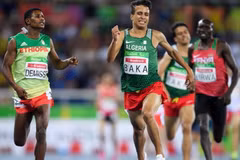 Tốp 4 vận động viên ở nội dung 1.5000 tại Paralympic. (Nguồn: rio2016.com)