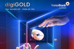 VietinBank iPay Mobile triển khai mua bán vàng trên ứng dụng số. (Ảnh: Vietnam+)