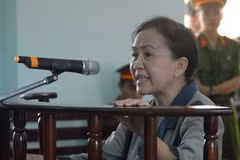 Bị cáo Trần Ngọc Sương, nguyên Giám đốc Nông trường Sông Hậu trong một phiên xét xử. (Ảnh: Thanh Vũ/TTXVN)