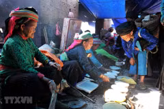 Một phiên chợ vùng cao Hà Giang. (Nguồn: TTXVN)