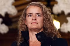 Toàn quyền Julie Payette từ chức vào tháng 1/2021.(Nguồn: The Canadian Press)