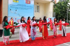 Lễ khai trương Văn phòng lãnh sự danh dự Việt Nam tại Odessa. (Ảnh: TTXVN phát)