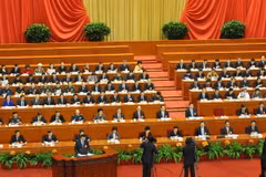 Kỳ họp thứ hai Đại hội Đại biểu Nhân dân toàn quốc Trung Quốc. (Nguồn: TTXVN)
