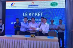 Lãnh đạo các bên tham gia ký kết. (Nguồn: LienVietPostBank)