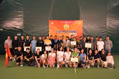 50 tay vợt dự Giải quần vợt Cup mùa Đông 2022 tại Liên bang Nga
