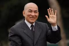 Quốc vương Campuchia Preah Bat Samdech Preah Boromneat Norodom Sihamoni.