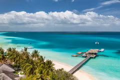 Một bãi biển ở Maldives. (Nguồn: CNN)