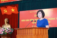 Báo cáo viên tuyên truyền kết quả Kỳ họp thứ 5, Quốc hội khóa XV