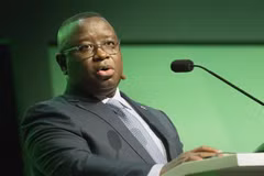 Tổng thống Sierra Leone Julius Maada Bio. (Ảnh: AFP/TTXVN)
