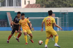 U23 Việt Nam đang dần thích nghi với phong cách huấn luyện và triết lý bóng đá của ông Philippe Troussier. (Ảnh: VFF) 