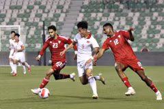 U23 Việt Nam tiếp tục thua đậm dưới thời huấn luyện viên Philippe Troussier. (Ảnh: VFF) 