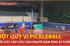Bản tin 60s: Đang chơi pickleball, người đàn ông ở Hà Nội bất ngờ đột quỵ