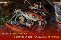 Bản tin 60s: Xe khách lao xuống vực ở cao tốc La Sơn - Túy Loan, tài xế ngủ gục