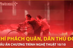 Ấn tượng chương trình văn nghệ khí phách quân, dân Thủ đô trong mưa bom bão đạn