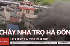 Liều mình thoát hiểm, 9 người thoát chết trong vụ cháy nhà trọ ở Hà Đông