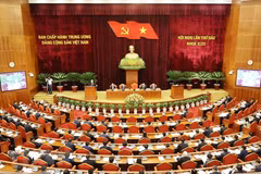 Toàn cảnh Hội nghị Trung ương 6, khóa XIII. (Ảnh: Trí Dũng/TTXVN)