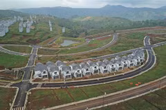 Một dự án bất động sản tại khu vực thôn 4, xã Lộc Tân (huyện Bảo Lâm, Lâm Đồng). (Ảnh: Nguyễn Dũng/TTXVN)