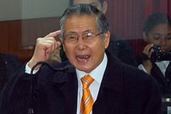 Cựu Tổng thống Peru Alberto Fujimori. (Nguồn: AFP/TTXVN)