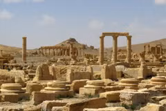 Một góc thành phố cổ Palmyra. (Nguồn: AFP/TTXVN)