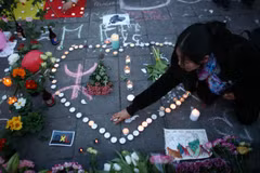 Tưởng niệm các nạn nhân thiệt mạng sau vụ khủng bố ở Brussels. (Nguồn: Getty Images)