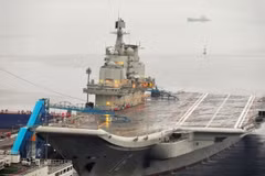 Tàu sân bay Liêu Ninh của Trung Quốc. (Nguồn: Reuters)