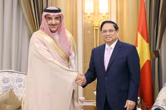 Thủ tướng tiếp lãnh đạo các tập đoàn, quỹ đầu tư lớn của Saudi Arabia