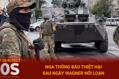 Bản tin 60s ngày 26/6: Nga thông báo thiệt hại sau vụ Wagner nổi loạn