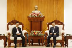 Lãnh đạo Lào đánh giá cao hợp tác của các địa phương với tỉnh Nghệ An