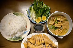 [Photo] Bún ngan: Cuối tuần đổi vị với món ngon 'con thích bố vui'