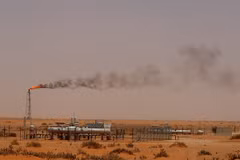 Cơ sở lọc dầu Saudi Aramco. (Nguồn: AFP/TTXVN)